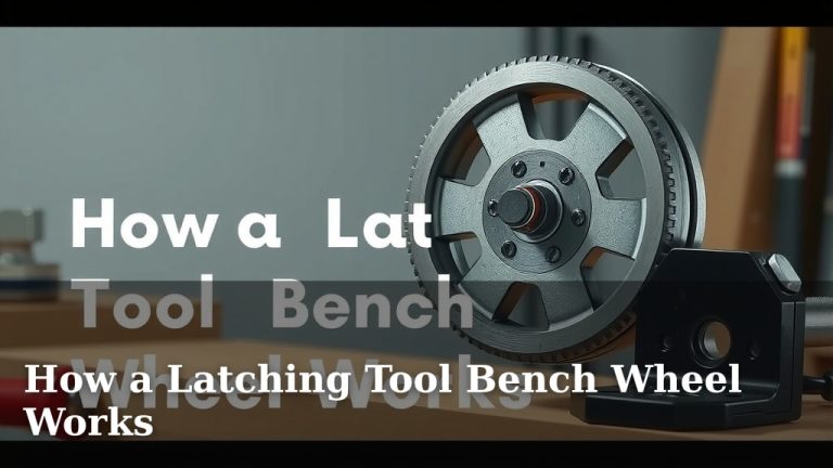 How a Latching Tool Bench Wheel Works
