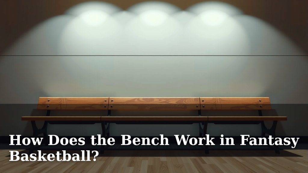 How Does the Bench Work in Fantasy Basketball?