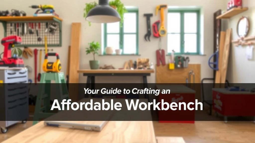 Your Guide to Crafting an Affordable Workbench
