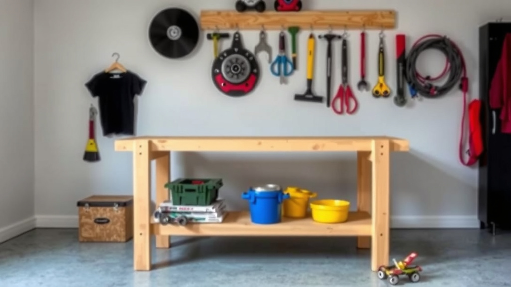Creating Your Foldable Garage Workbench