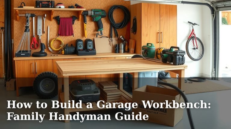 How to Build a Garage Workbench: Family Handyman Guide