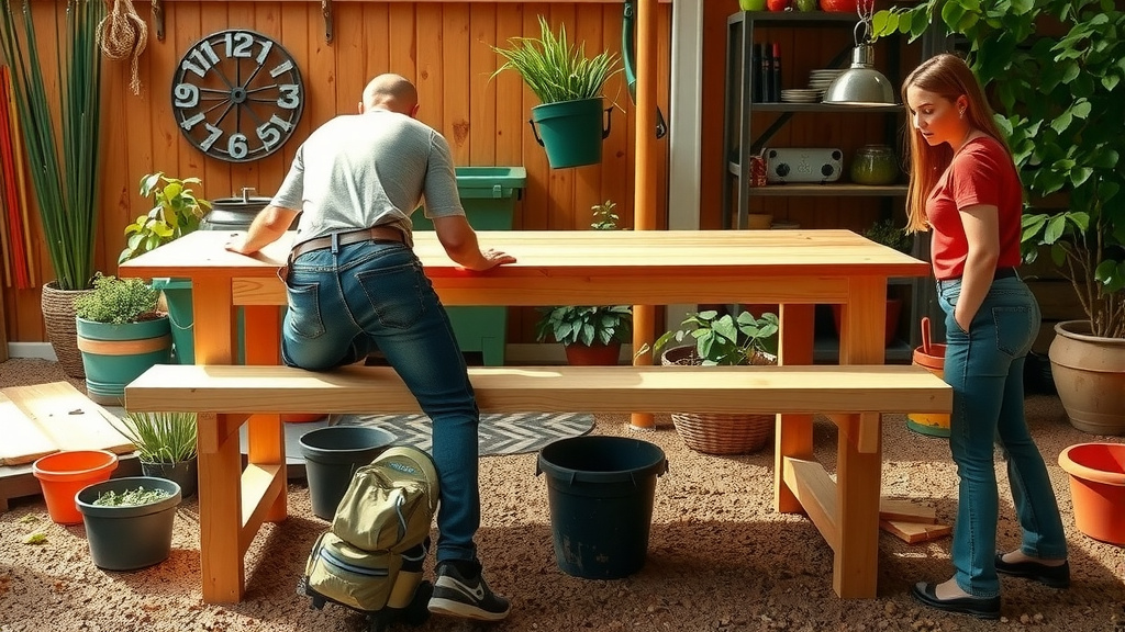 Constructing Your Custom Garden Workbench