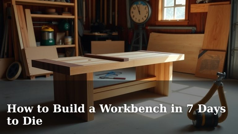 How to Build a Workbench in 7 Days to Die