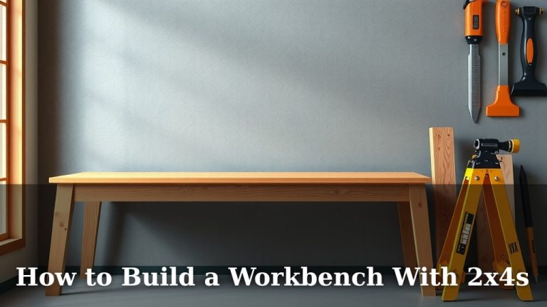 How to Build a Workbench With 2x4s
