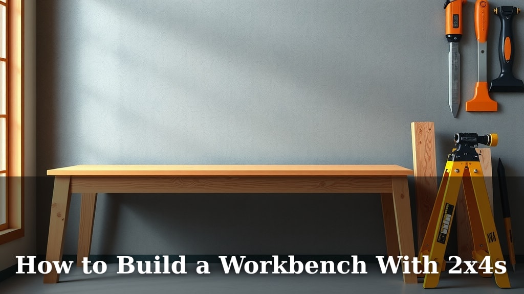 How to Build a Workbench With 2x4s