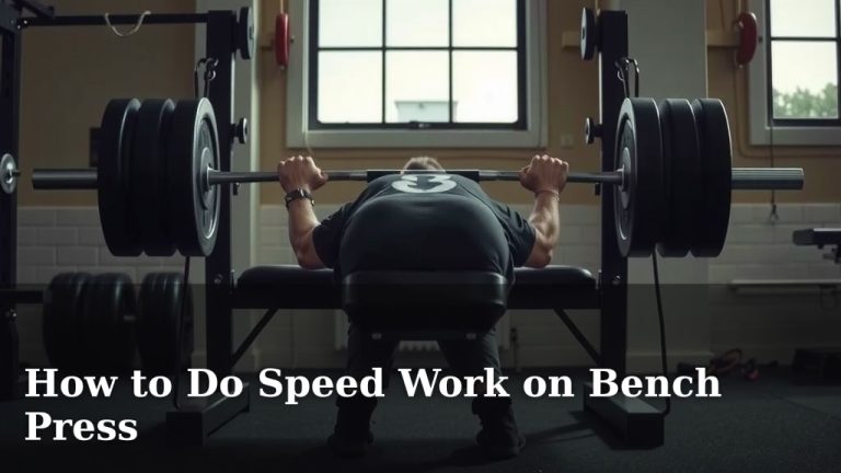 How to Do Speed Work on Bench Press