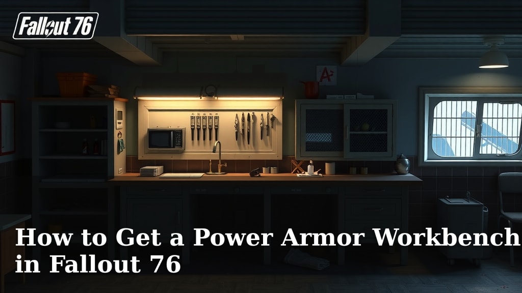 How to Get a Power Armor Workbench in Fallout 76
