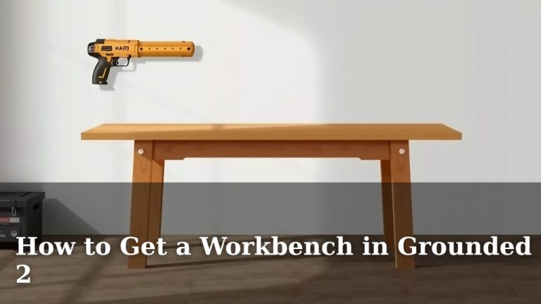 How to Get a Workbench in Grounded 2