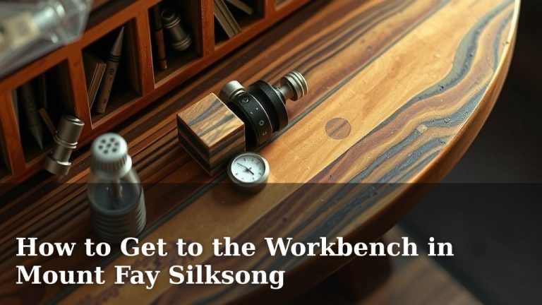 How to Get to the Workbench in Mount Fay Silksong