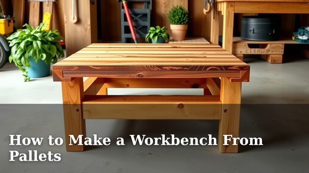 How to Make a Workbench From Pallets