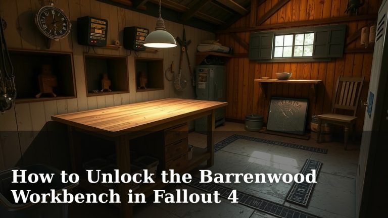 How to Unlock the Barrenwood Workbench in Fallout 4
