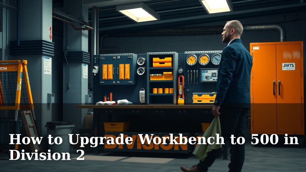 How to Upgrade Workbench to 500 in Division 2