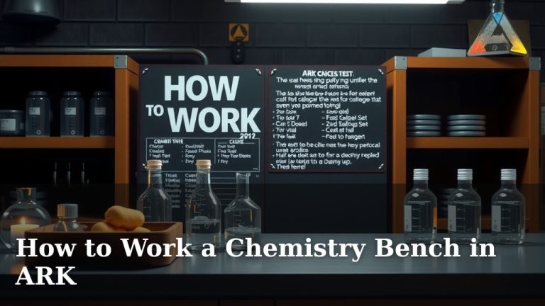 How to Work a Chemistry Bench in ARK