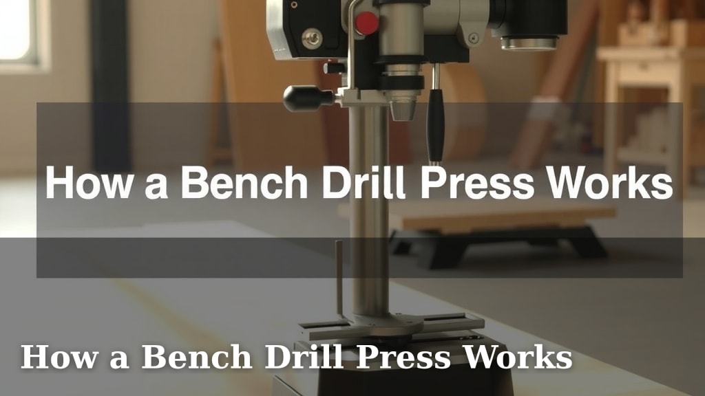 How a Bench Drill Press Works