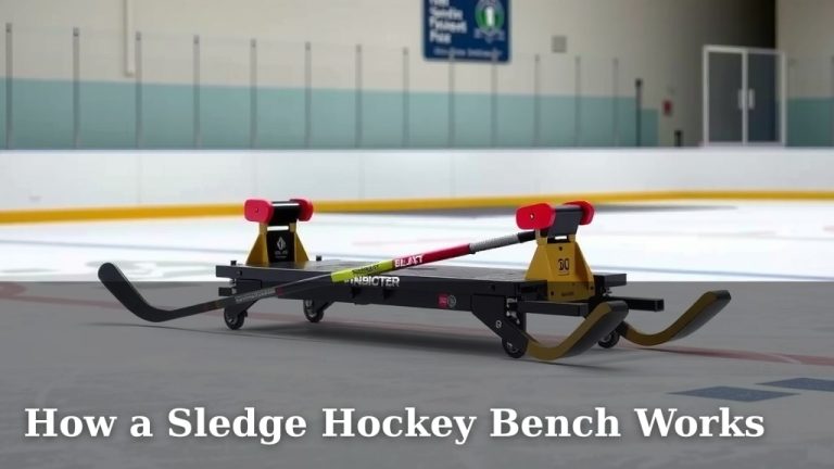 How a Sledge Hockey Bench Works