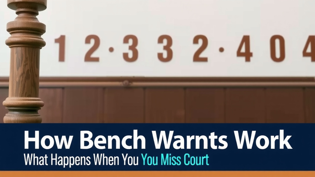 Understanding Bench Warrants: What Happens When You Miss Court