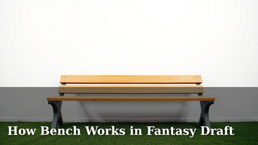 How Bench Works in Fantasy Draft