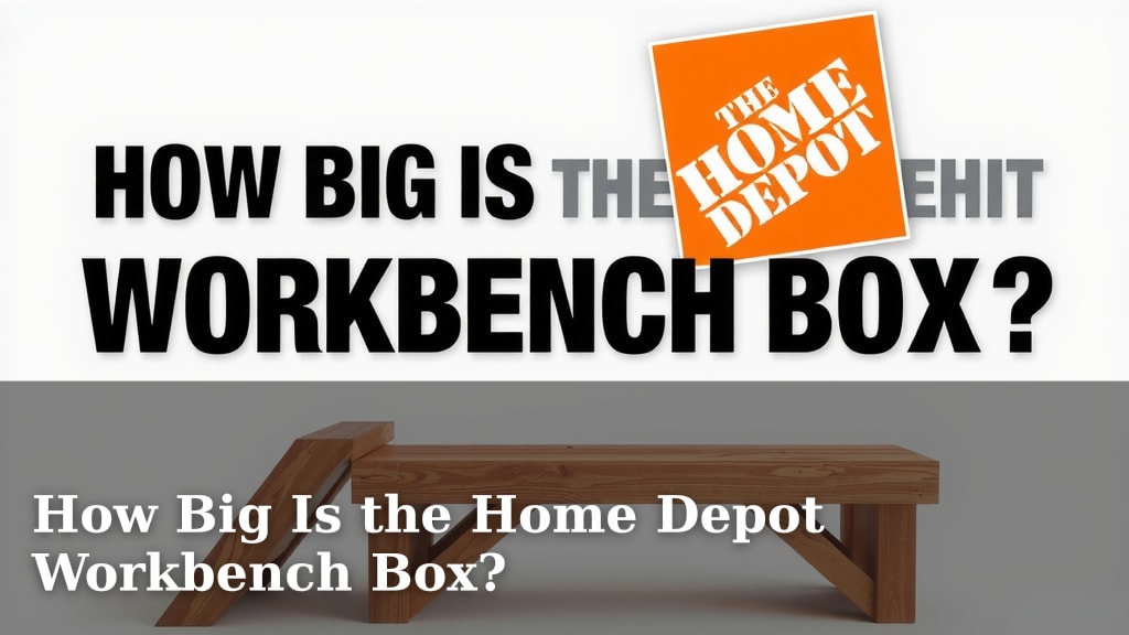 How Big Is the Home Depot Workbench Box?