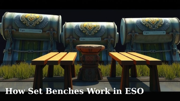 How Set Benches Work in ESO