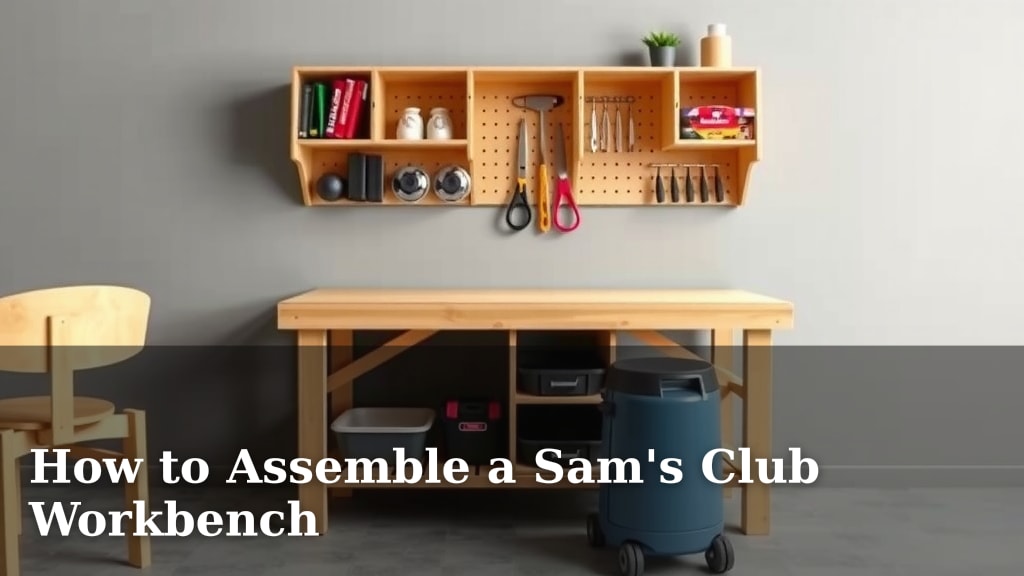 How to Assemble a Sam's Club Workbench