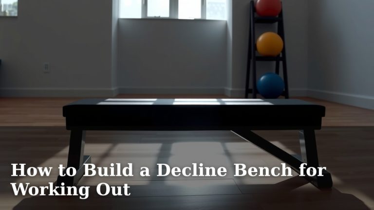 How to Build a Decline Bench for Working Out