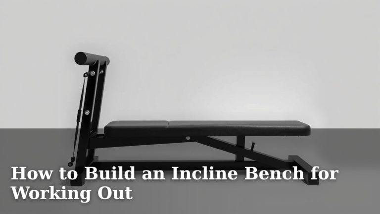 How to Build an Incline Bench for Working Out