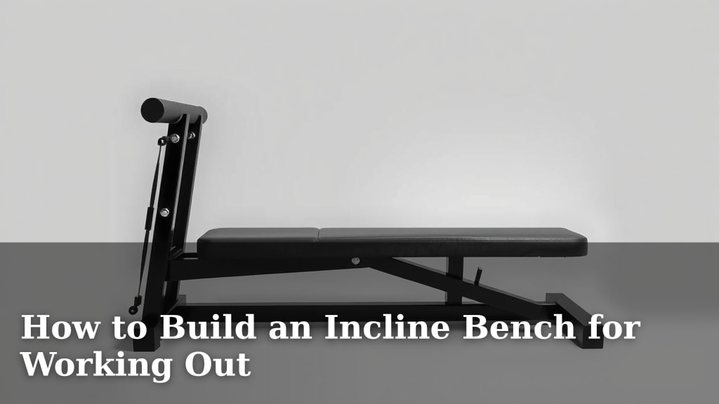 How to Build an Incline Bench for Working Out