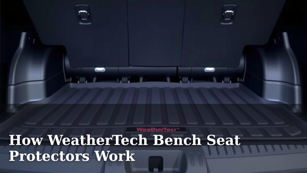 How WeatherTech Bench Seat Protectors Work