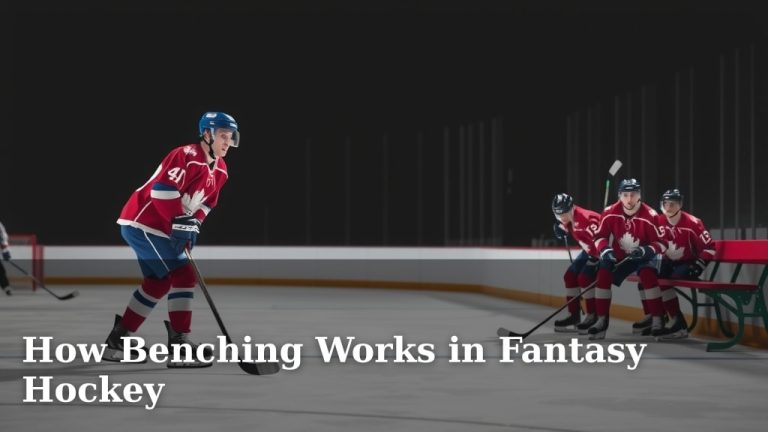 How Benching Works in Fantasy Hockey