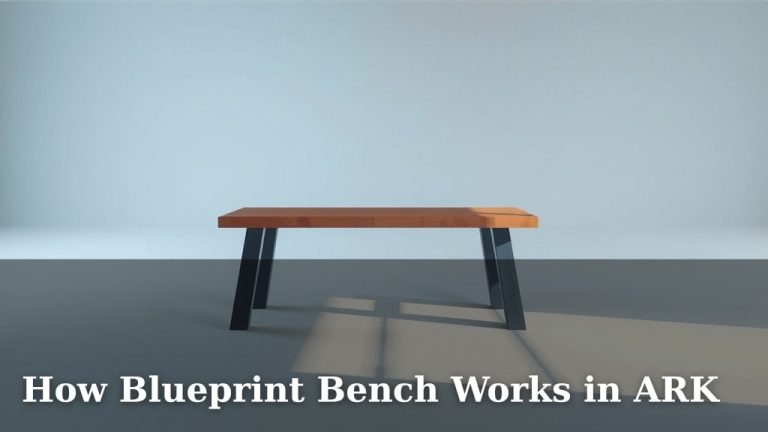 How Blueprint Bench Works in ARK