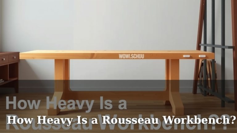 How Heavy Is a Rousseau Workbench?