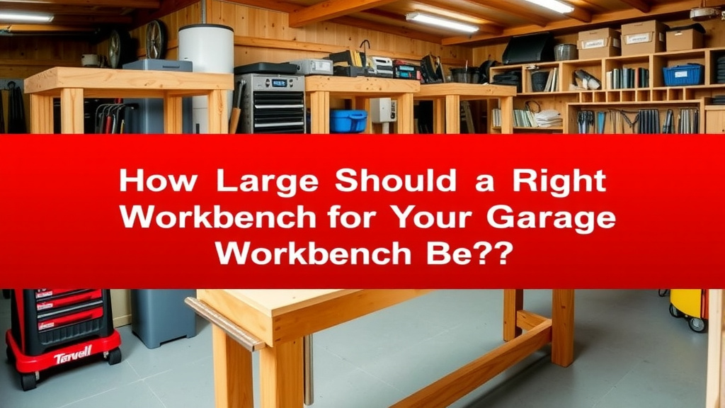 Determining the Right Workbench Dimensions for Your Garage