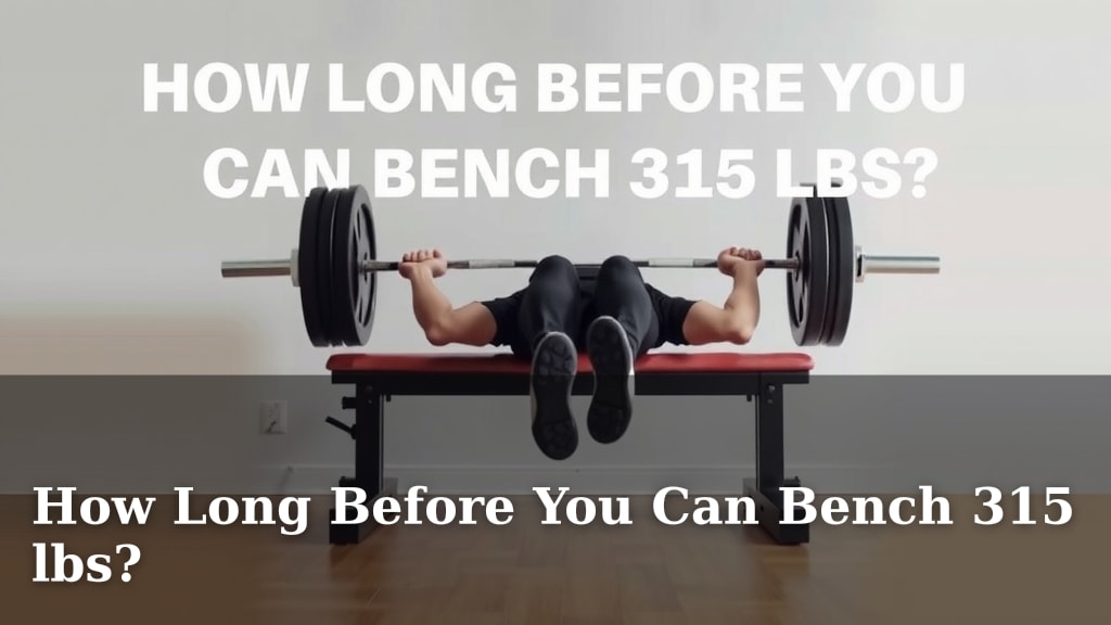 How Long Before You Can Bench 315 lbs?