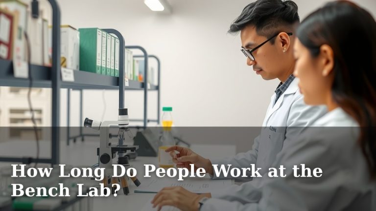 How Long Do People Work at the Bench Lab?