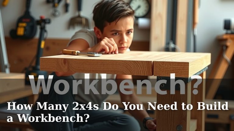 How Many 2x4s Do You Need to Build a Workbench?