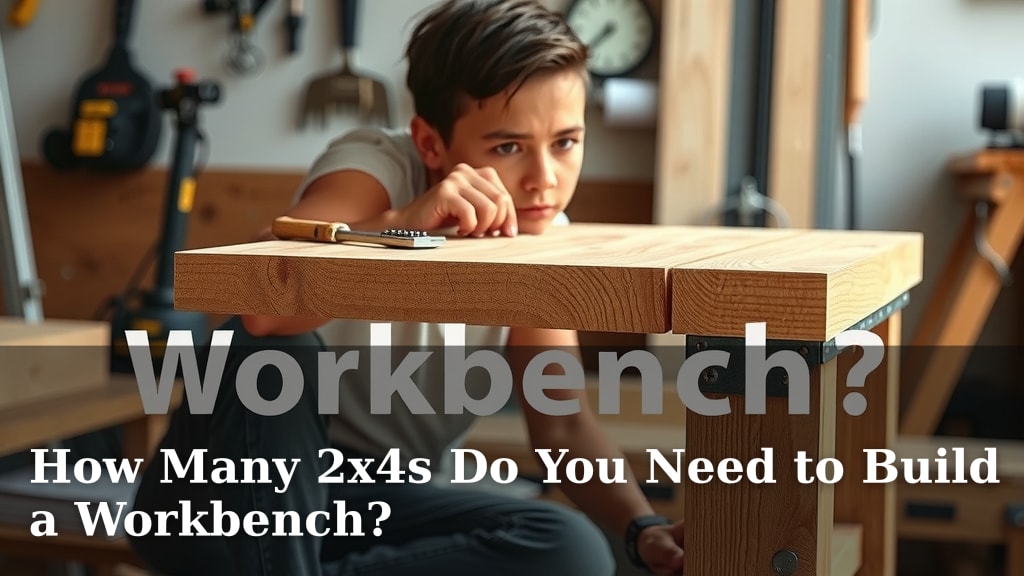 How Many 2x4s Do You Need to Build a Workbench?