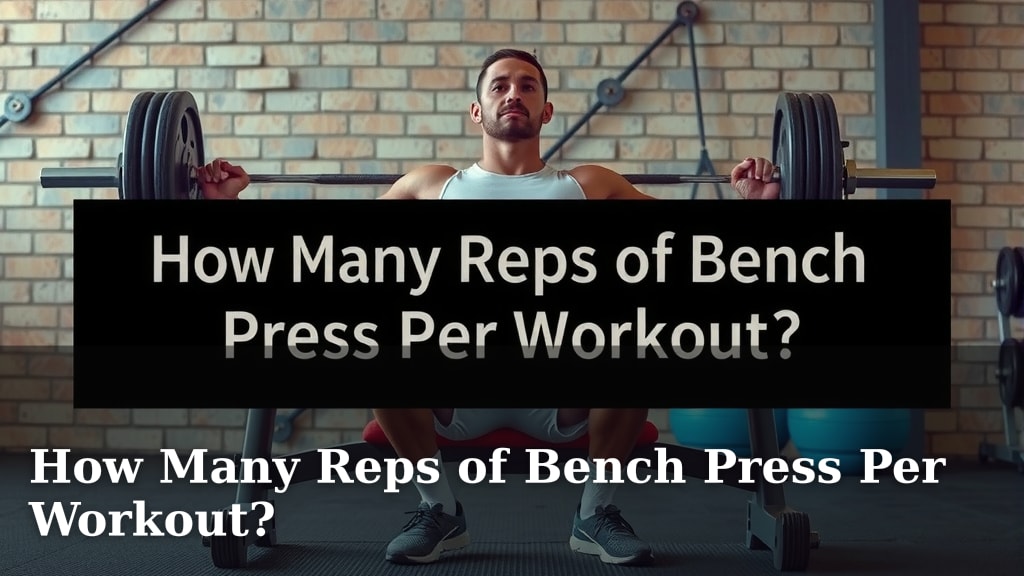 How Many Reps of Bench Press Per Workout?