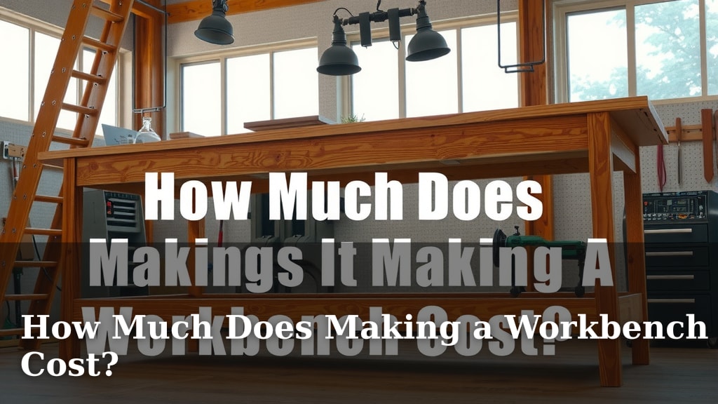 How Much Does Making a Workbench Cost?