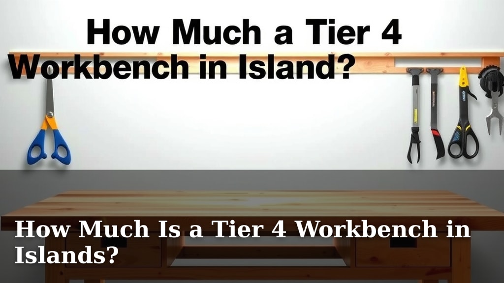 How Much Is a Tier 4 Workbench in Islands?