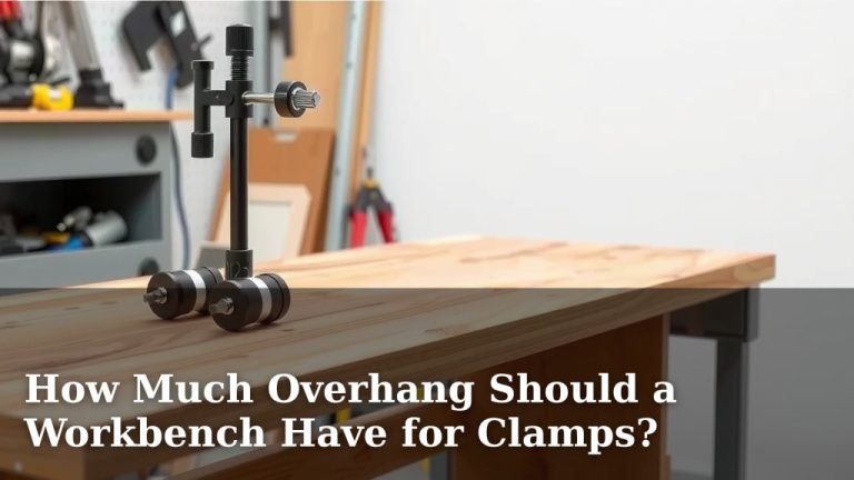 How Much Overhang Should a Workbench Have for Clamps?