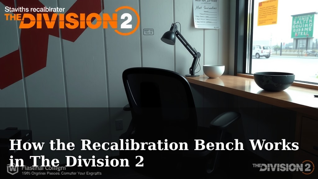 How the Recalibration Bench Works in The Division 2