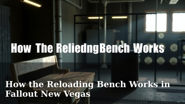 How the Reloading Bench Works in Fallout New Vegas