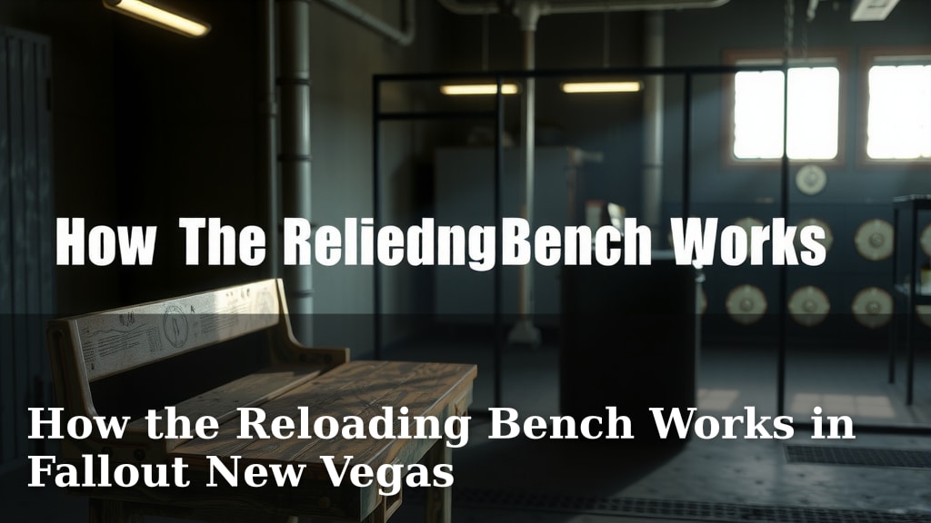 How the Reloading Bench Works in Fallout New Vegas