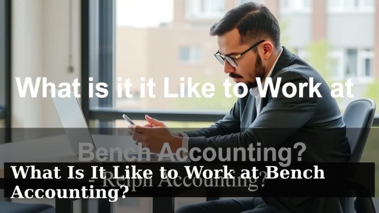 What Is It Like to Work at Bench Accounting?
